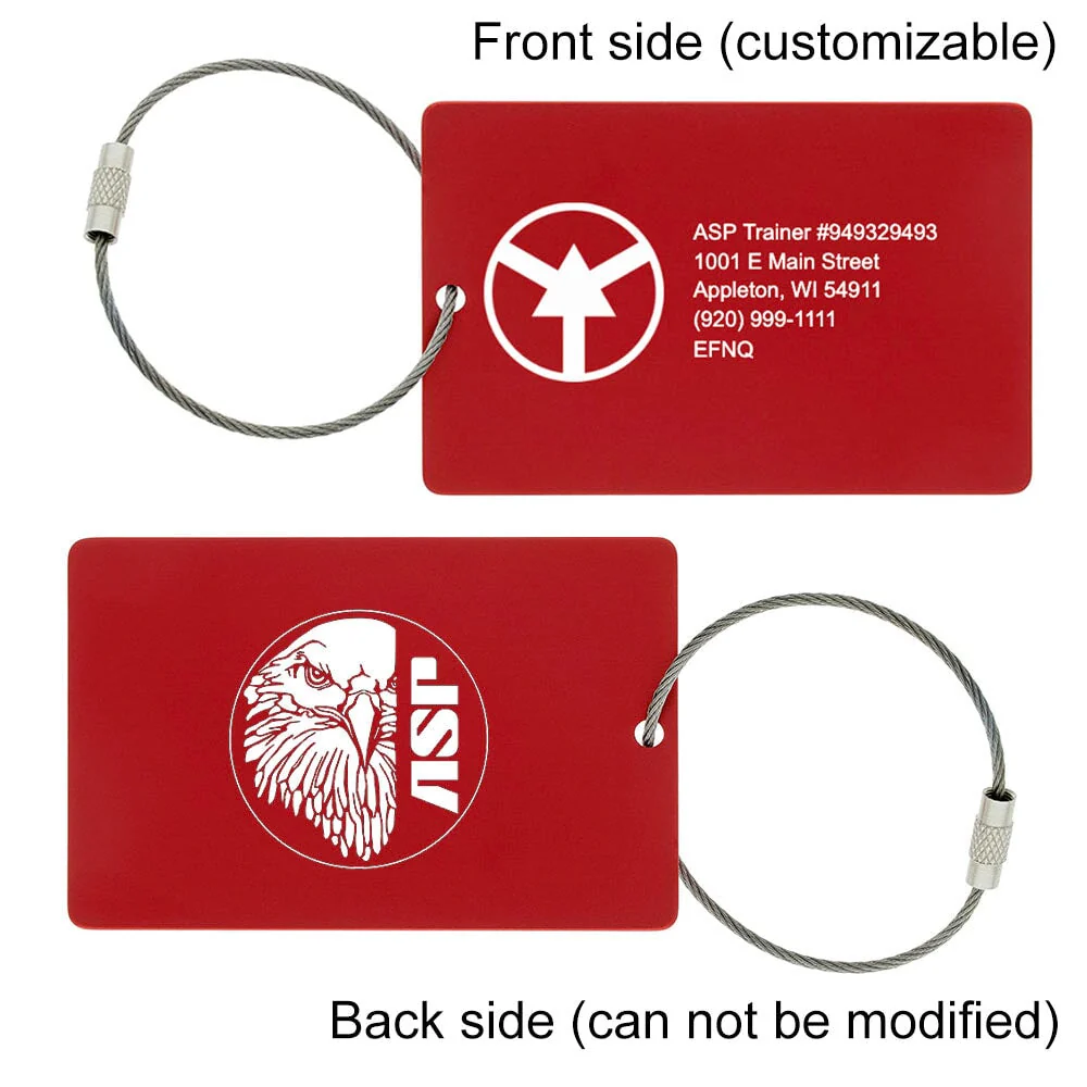 NEW Custom Laser-Engraved I.D. Plates (Set of 2) - Image 3