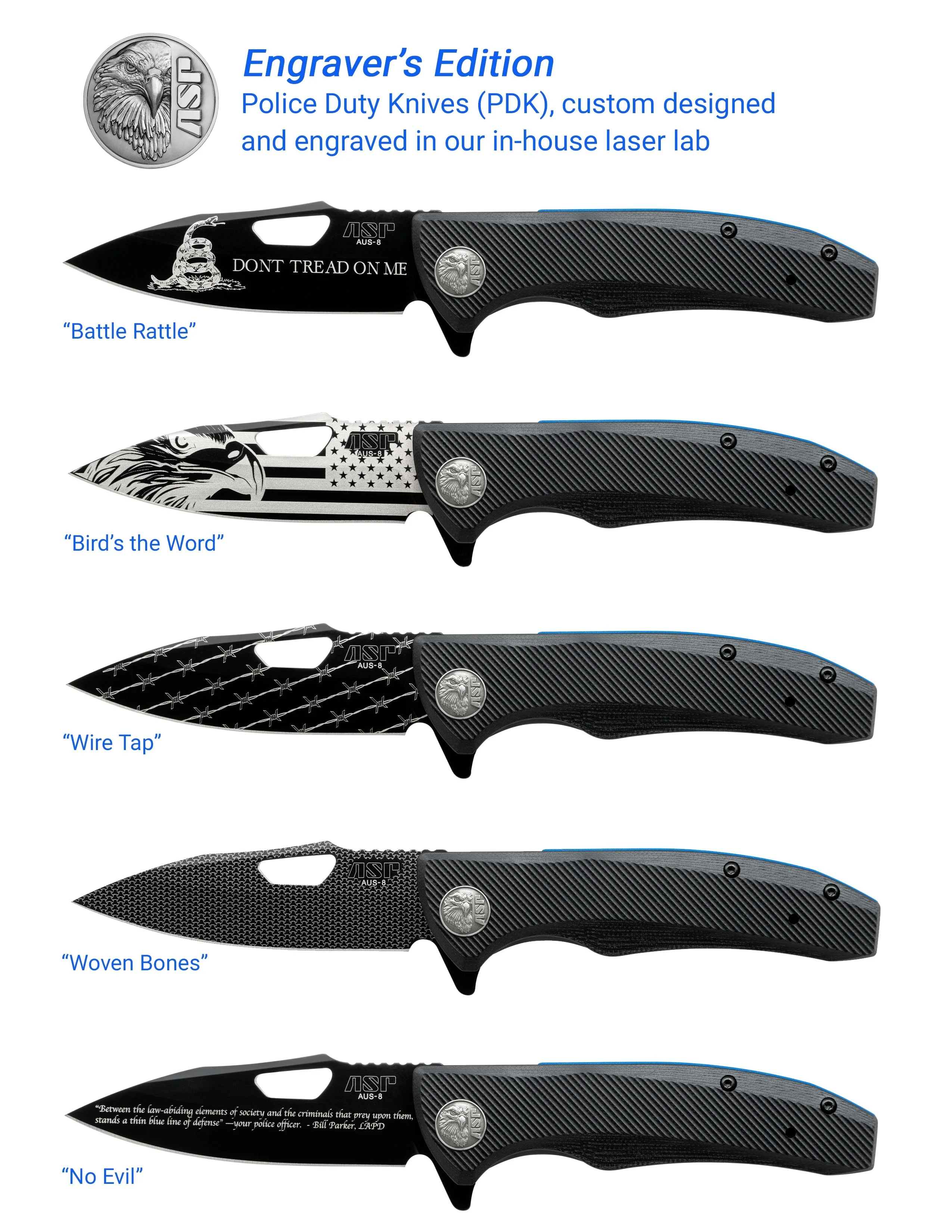 Police Duty Knife (PDK) Classic Folder - Image 17