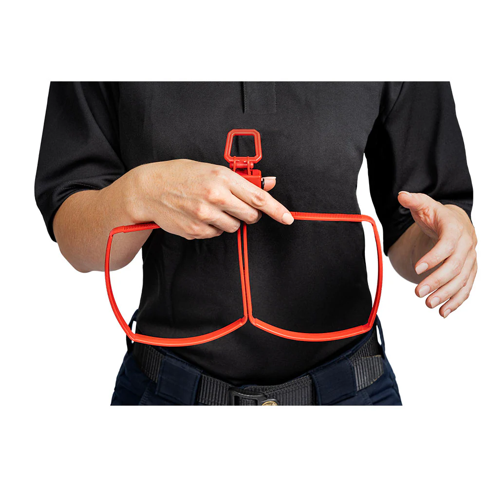 Training Tri-Fold Restraints, Red (10-Pak) - Image 3